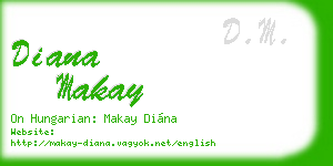 diana makay business card